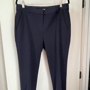 Express Stretch Navy Blue Ankle Pant